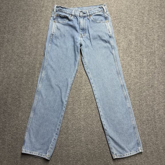 Levis Western Fit Straight Leg Jeans Mens 29x31 Blue Denim Classic Cowboy - Picture 1 of 9